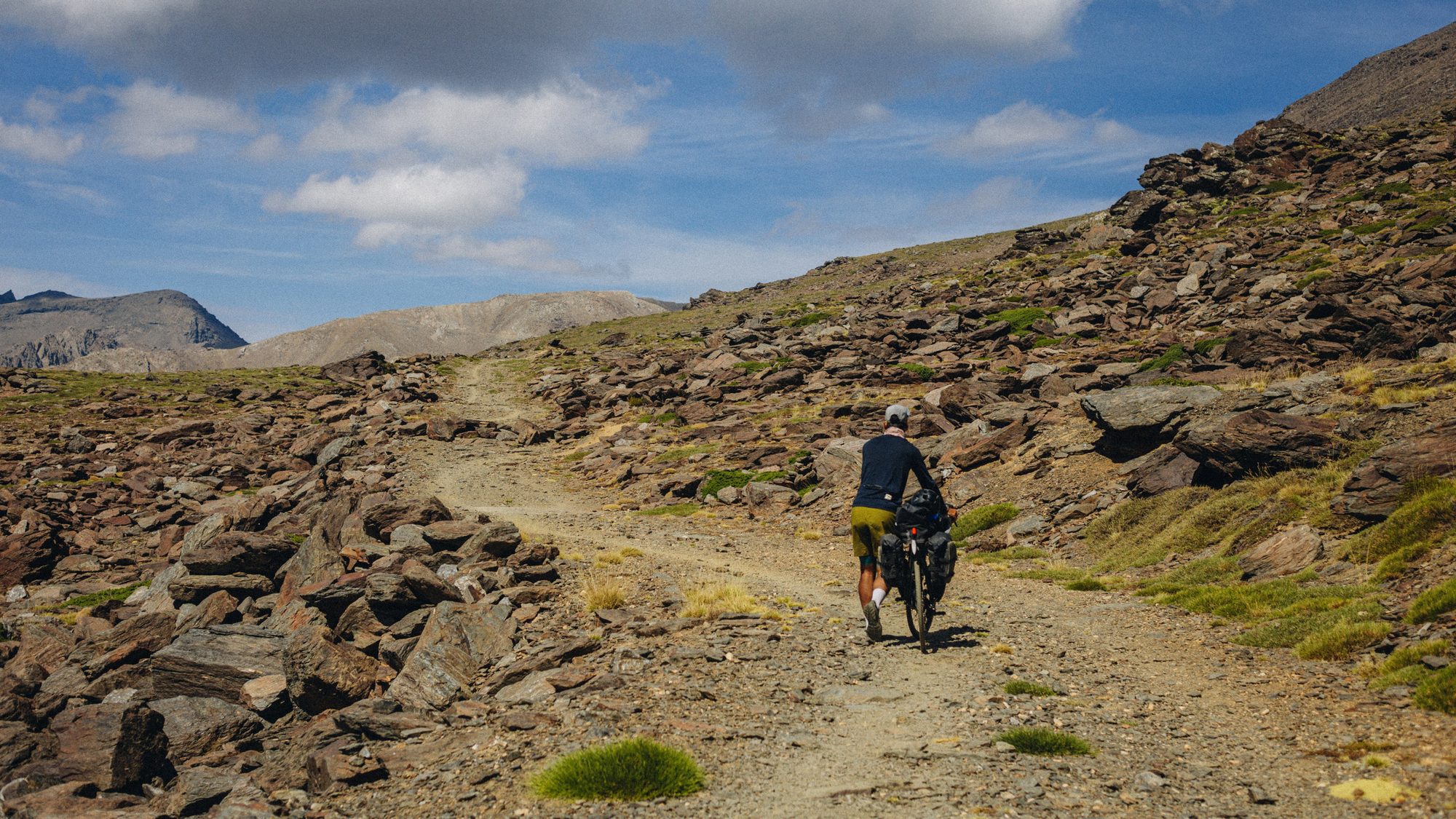 Bikepacking on mountain roads 4