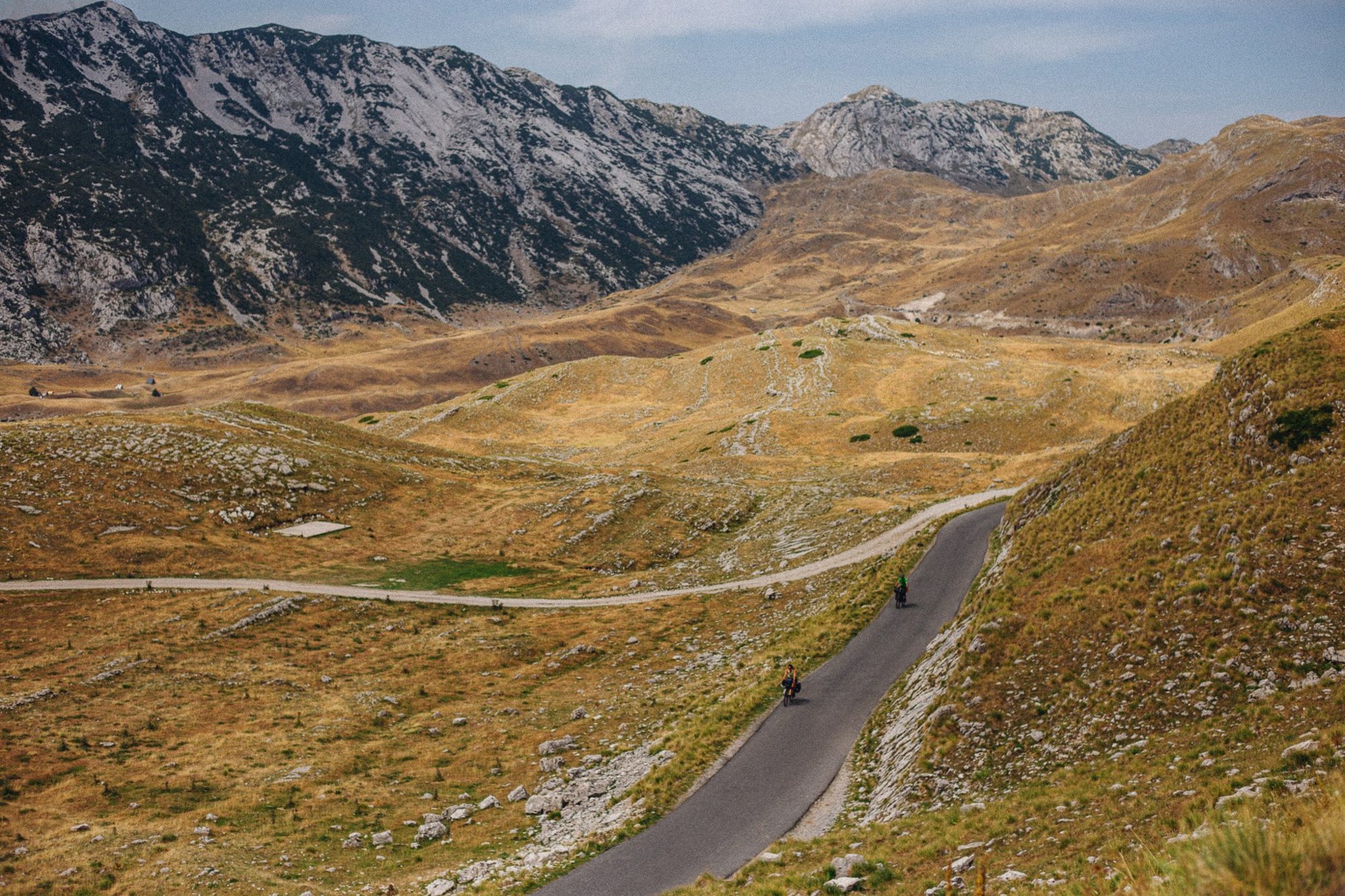 Bikepacking on mountain roads 7