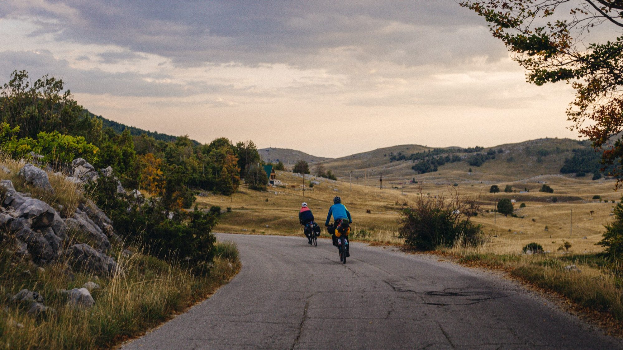 Bikepacking on mountain roads 8