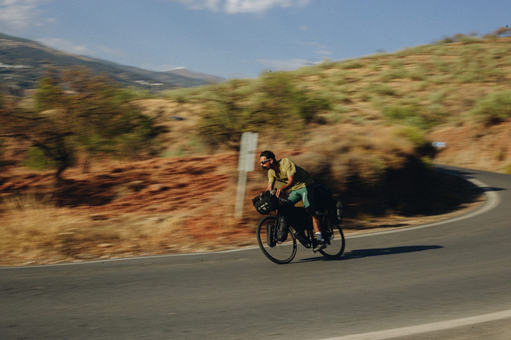 Bikepacking on mountain roads 5