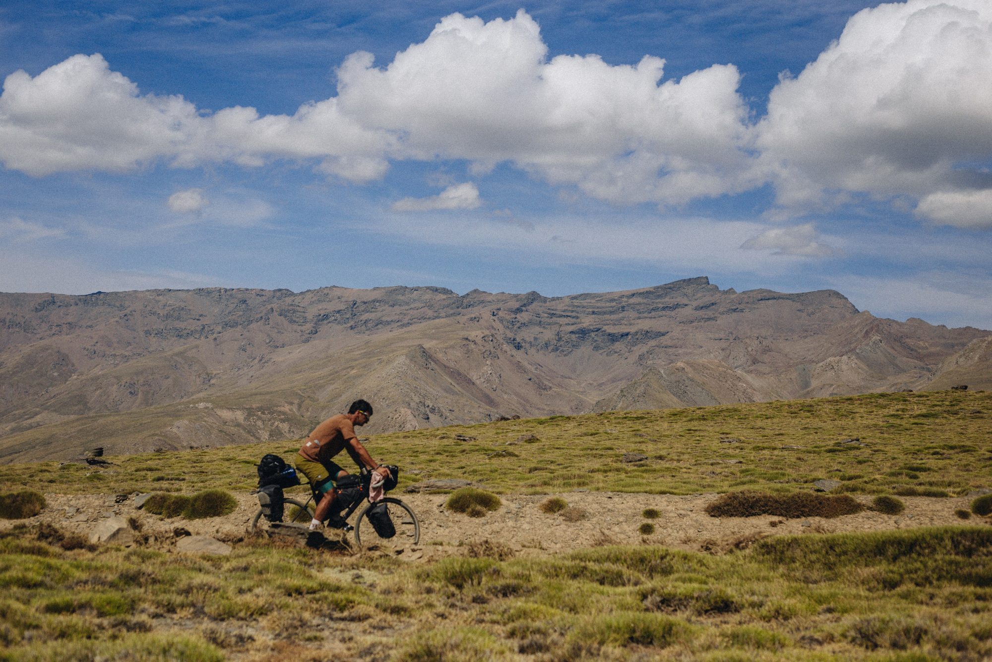 Bikepacking on mountain roads 11